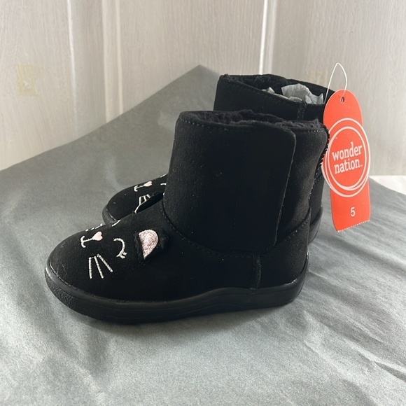 Wonder Nation kitty boots size 5 - new with tags - Picture 4 of 6
